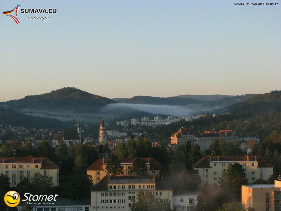 Na Šumavě ráno mrzlo (21. 9. 2019)