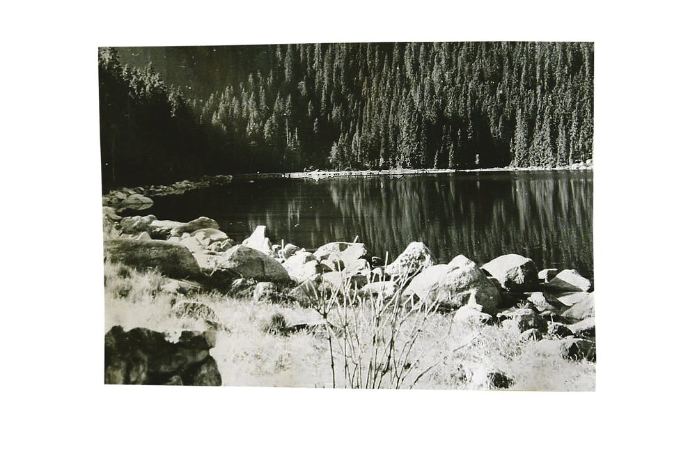 Takhle vypadalo Plešné jezero počátkem 80. let.