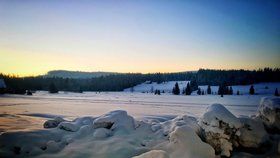 Takto vypadá Šumava už několik dní