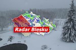 Tvrdý návrat zimy do Česka: Na Šumavě napadlo 20 cm a chumelí se dál, sledujte radar Blesku