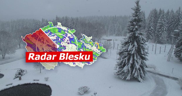 Tvrdý návrat zimy do Česka: Na Šumavě napadlo 20 cm a chumelí se dál, sledujte radar Blesku
