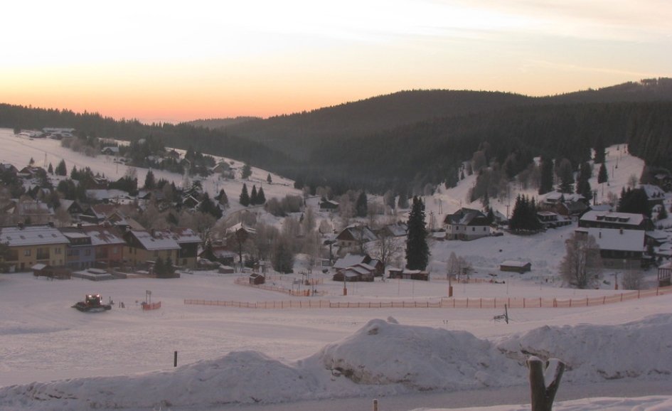 Na Šumavě klesly v noci teploty pod minus 20 °C