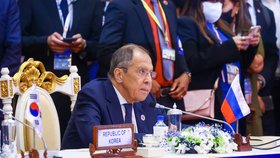 Summit ASEAN: Ruský ministr zahraničí Sergej Lavrov (13.11.2022)