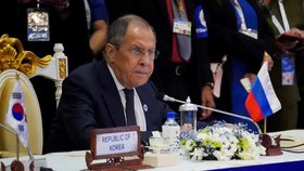 Summit ASEAN: Ruský ministr zahraničí Sergej Lavrov (13.11.2022)