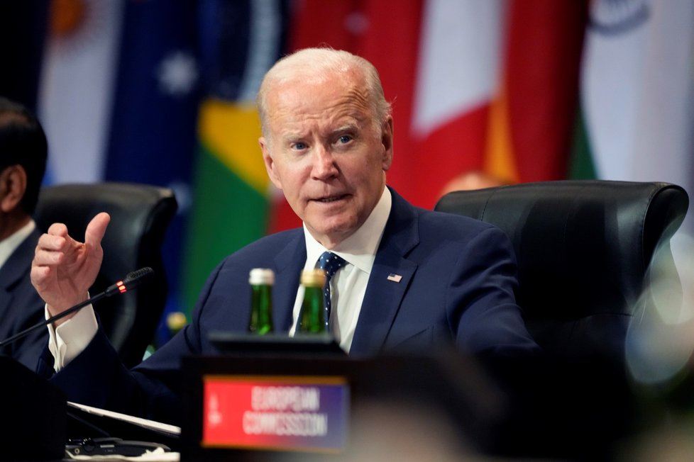 Summit G20 v Indonésii, Bali: americký prezident Joe Biden