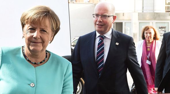 Na summit EU v Bratislavě vyrazili Angela Merkelová i Bohuslav Sobotka, kterého doprovodila velvyslankyně Klausová.