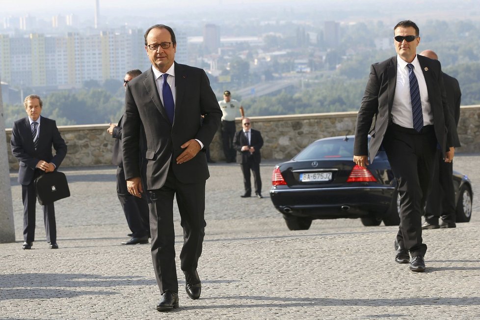 Summit EU v Bratislavě: Francouzský prezident Francois Hollande