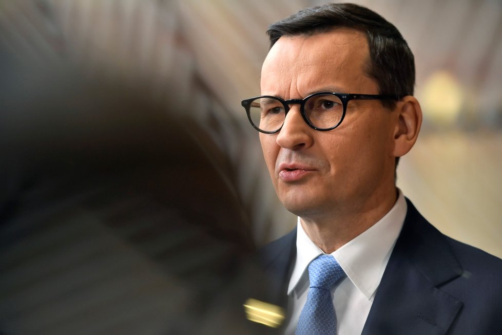 Summit v Bruselu: Polský premiér Mateusz Morawiecki (23. 3. 2023)