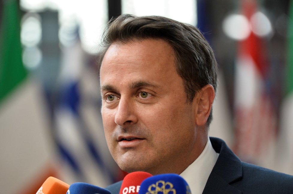 Summit EU v Bruselu: Xavier Bettel (30. 6. 2019)