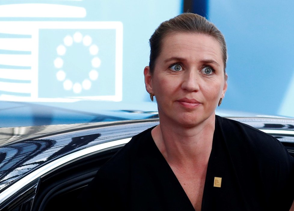 Summit EU v Bruselu: Mette Frederiksen (30. 6. 2019)