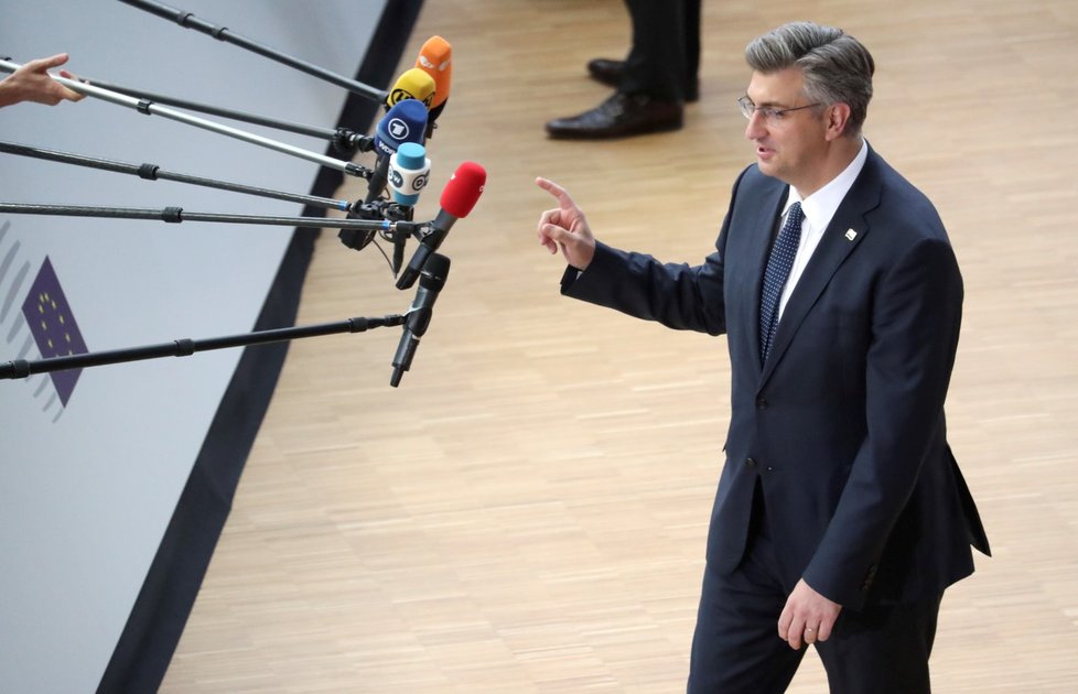 Summit EU v Bruselu: Andrej Plenkovic (30. 6. 2019)