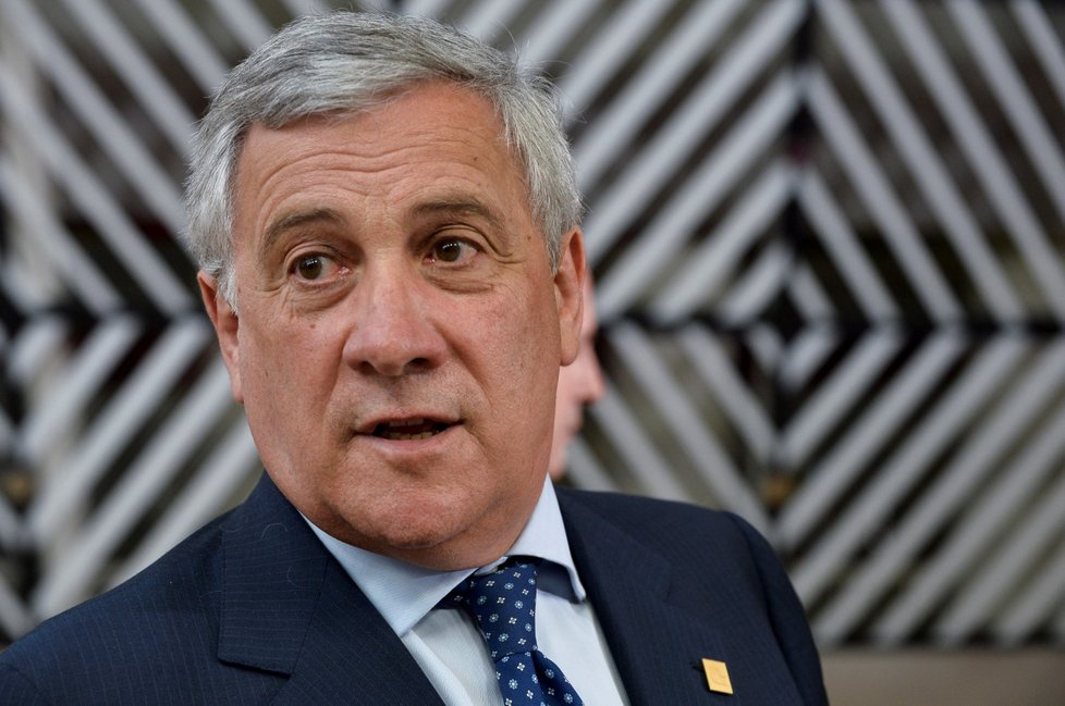 Summit EU v Bruselu: Antonio Tajani (30. 6. 2019)