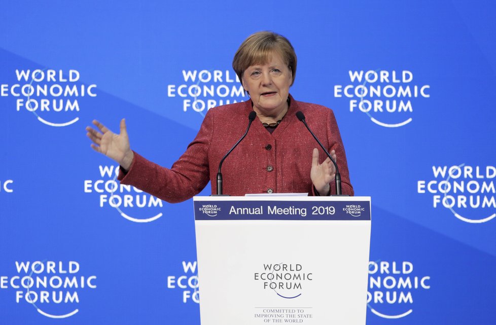 Davos 2019: Angela Merkelová