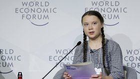 Davos 2019: 16letá aktivistka Greta Thurnbergová