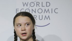 Davos 2019: 16letá aktivistka Greta Thurnbergová