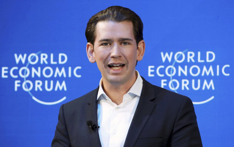 Davos 2019: Rakouský kancléř Sebastian Kurz