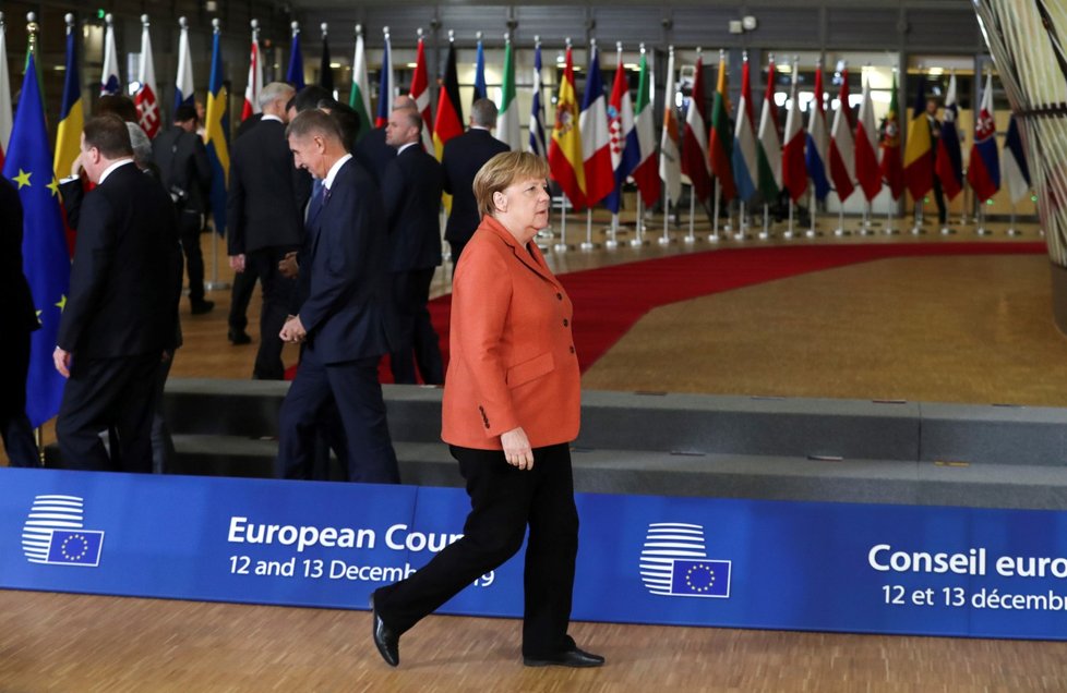 Summit EU v Bruselu: německá kancléřka Angela Merkelová