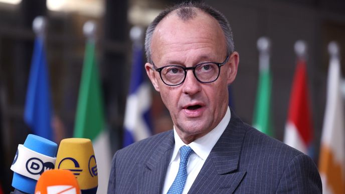 Summit EU v Bruselu: Friedrich Merz (18. 12. 2025) Summit EU v Bruselu: Friedrich Merz (18. 12. 2025)