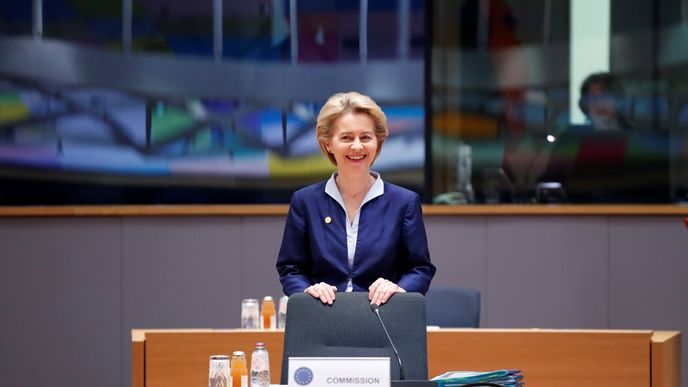 Summit EU v Bruselu: předsedkyně evropské komise Ursula von der Leyenová