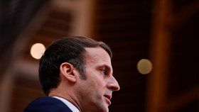 Francouzský prezident Emmanuel Macron na summitu evropských lídrů v Bruselu (10. 12. 2020)