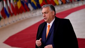 Maďarský premiér Viktor Orbán na summitu evropských lídrů v Bruselu (10. 12. 2020)