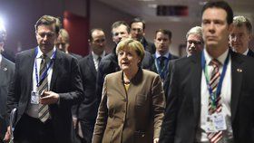 Německá kancléřka Angela Merkelová na summitu EU