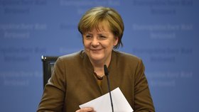 Německá kancléřka Angela Merkelová na summitu EU