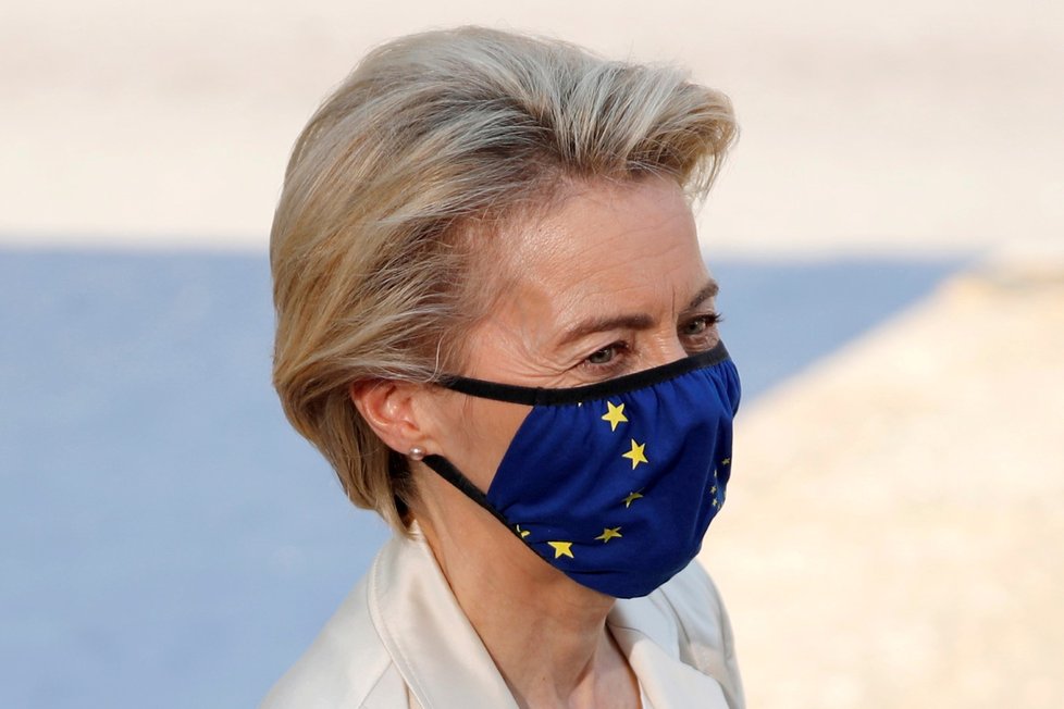Summit EU: Evropská předsedkyně Ursula von der Leyen (7. 5. 2021)