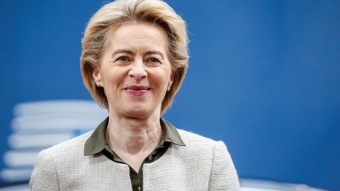 Mimořádný summit EU: Předsedkyně Evropské komise Ursula von der Leyenová (20. 2. 2020)