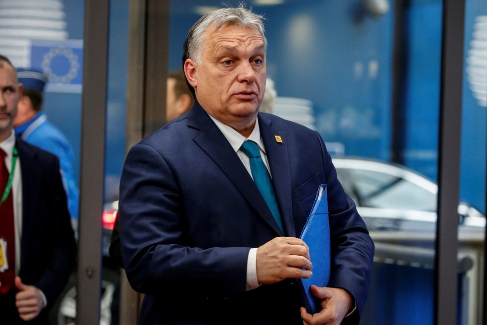 Mimořádný summit EU: Maďarský premiér Viktor Orbán (20. 2. 2020)