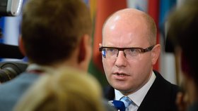 Bohuslav Sobotka na summitu EU