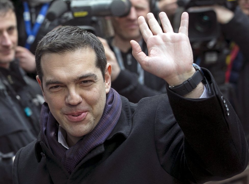 Summit EU v Bruselu: Řecký premiér Tsipras