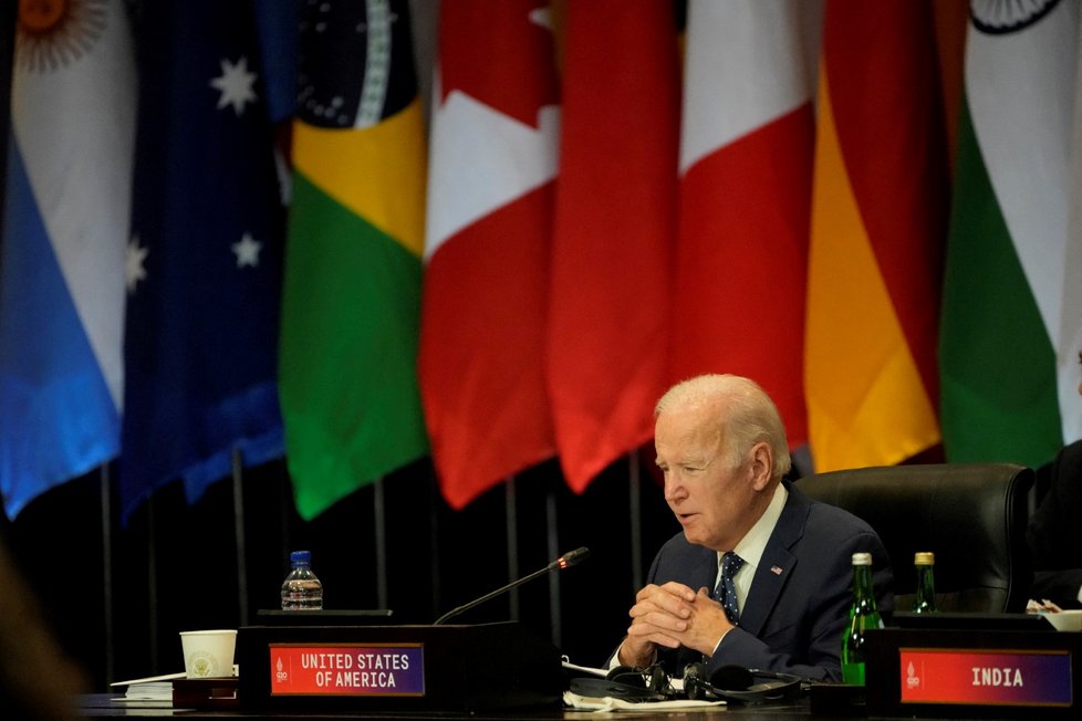 Summit G20 v Indonésii: Americký prezident Joe Biden