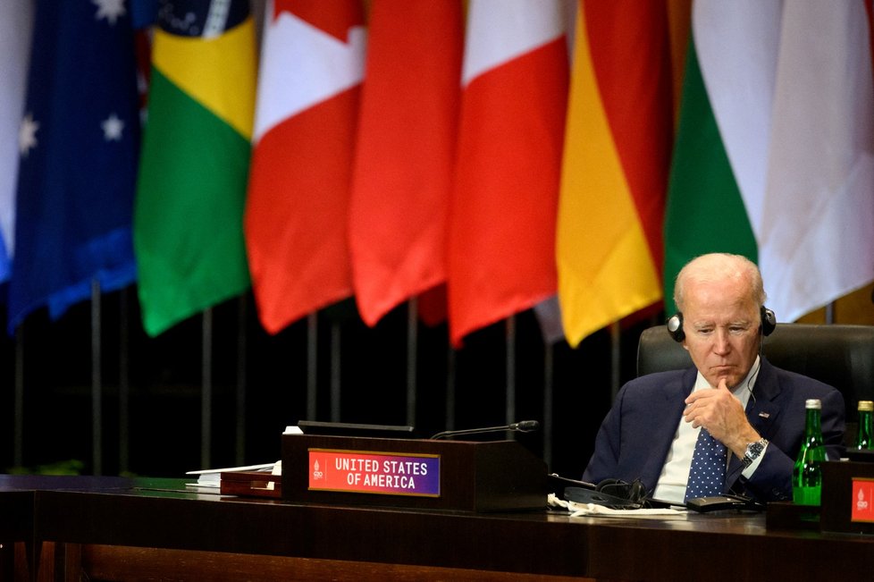 Summit G20 v Indonésii: Americký prezident Joe Biden (15.11.2022)