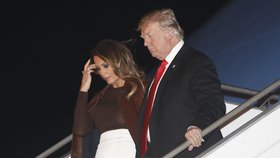 Na summit G 20 do Argentiny přijel americký prezident s manželkou Melanii.
