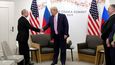 Lídři dvou světových velmocí: Donald Trump a Vladimír Putin na summitu G20