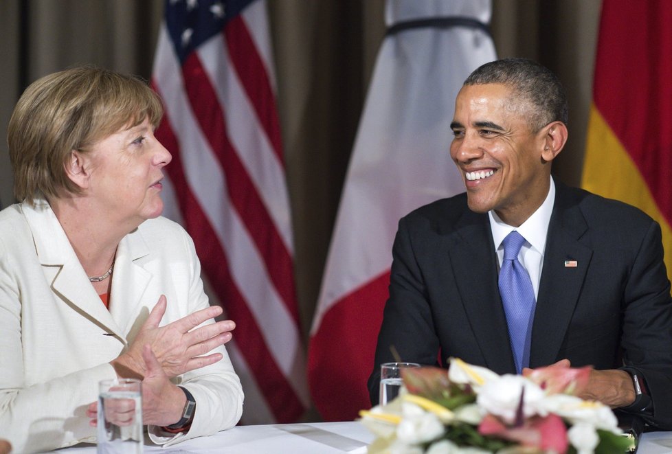 Summit G20 v Turecku: Angela Merkel a Barack Obama