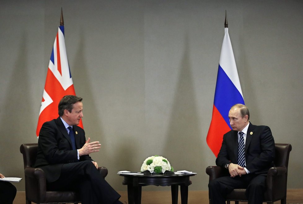 Summit G20 v Turecku: David Cameron a Vladimir Putin