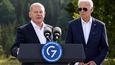 Summit G7 v Německu:Scholz a Biden