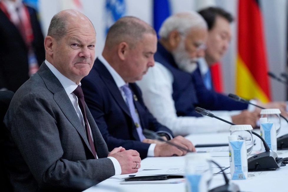 Summit G7: Německý kancléř Olaf Scholz (20. 5. 2023)