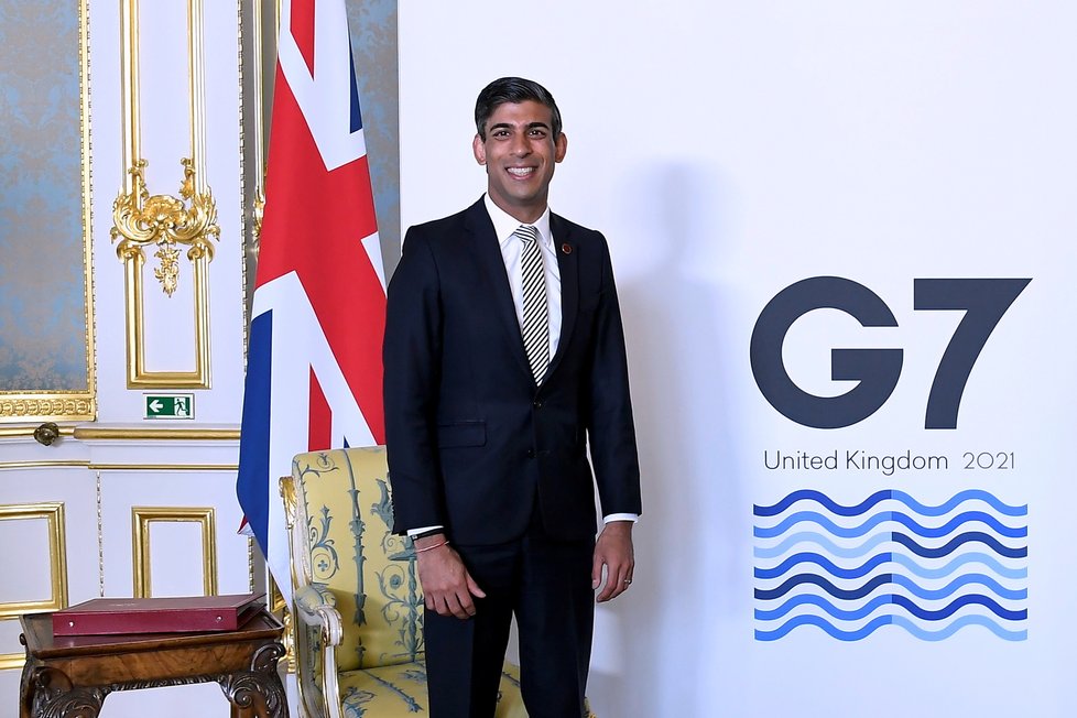 Summit G7 v Británii: Britský ministr financí Rishi Sunak