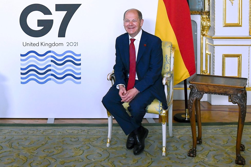 Summit G7 v Británii: Německý ministr financí Olaf Scholz