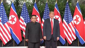 Historický summit KLDR-USA zahájilo potřesení rukou dvou osobností: Amerického prezidenta Donalda Trumpa a severokorejského vůdce Kim Čong-una.