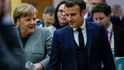 Summit EU o rozpočtu: Francouzský prezident Emmanuel Macron a německá kancléřka Angela Merkelová