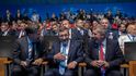 Summit NATO: Premiér Andrej Babiš (ANO) s s tureckým viceprezidentem Cevdetem Yılmazem a šéfem NATO Markem Ruttem (7.7.2026) Summit NATO: Premiér Andrej Babiš (ANO) s s tureckým viceprezidentem Cevdetem Yılmazem a šéfem NATO Markem Ruttem (7.7.2026)