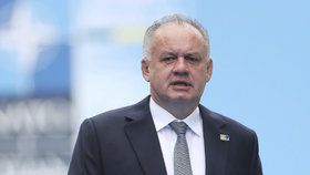 Slovenský prezident Andrej Kiska na summitu NATO v Bruselu