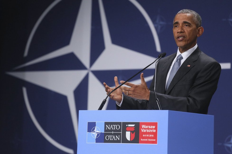 Summit NATO ve Varšavě, den II: Barack Obama
