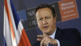 Summit NATO ve Varšavě, den II: David Cameron