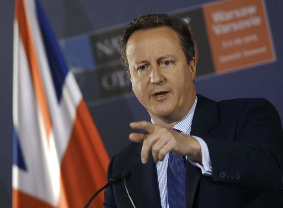 Summit NATO ve Varšavě, den II: David Cameron