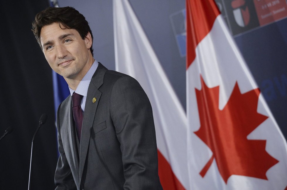 Summit NATO ve Varšavě, den II.: Kanadský premiér Justin Trudeau